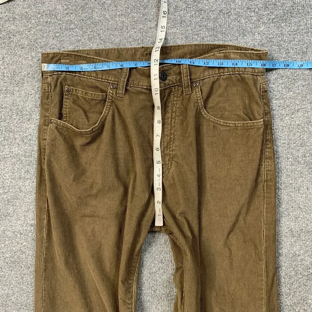 J Crew Pants Mens 32 Vintage Cord Straight Leg Mid Rise 5 Pocket Corduroy Chino